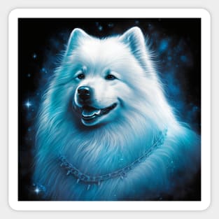 Happy Samoyed Sticker